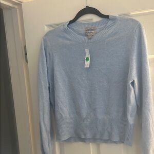 New Jcrew Cashmere shrunken crewneck sweater